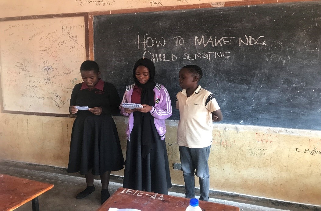 Documentation of Child-led NDCs Contribution report